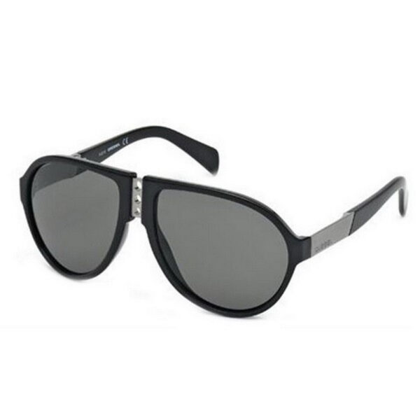 lunettes de soleil homme Diesel, style aviateur